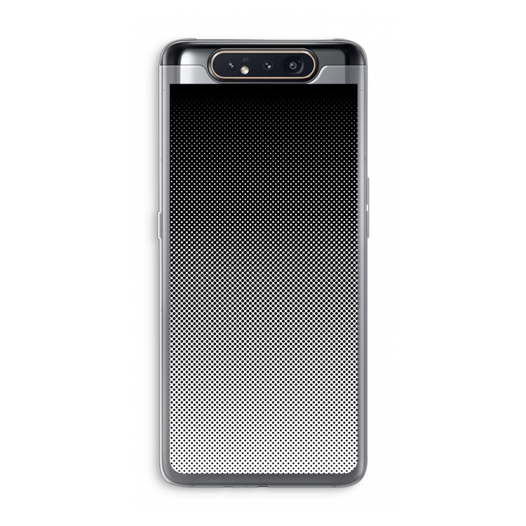 Musketon Halftone: Samsung Galaxy A80 Transparant Hoesje