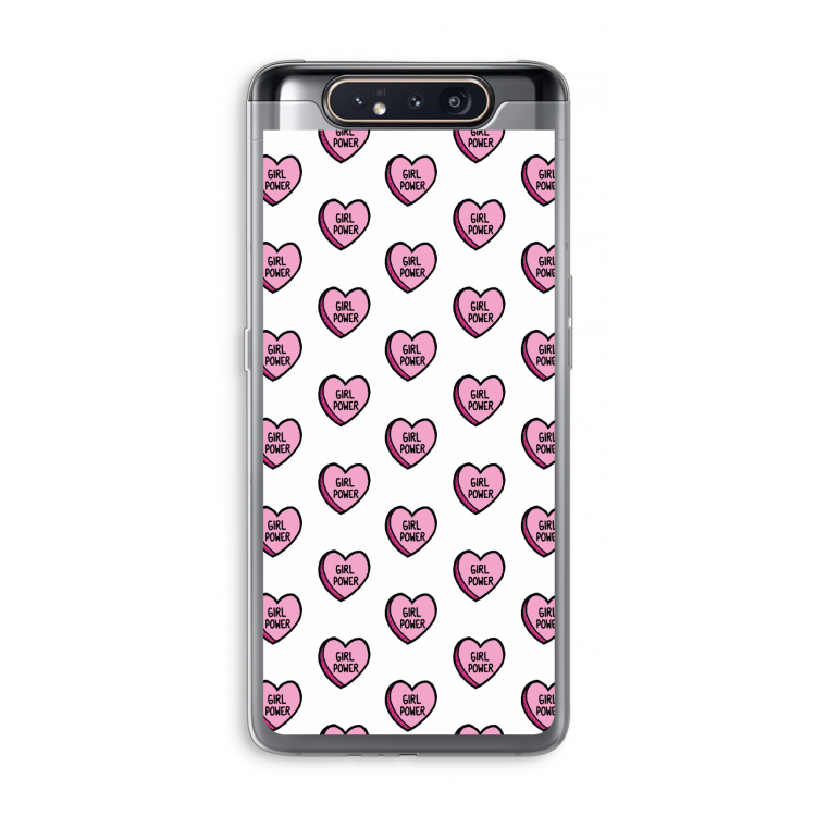 GIRL POWER: Samsung Galaxy A80 Transparant Hoesje