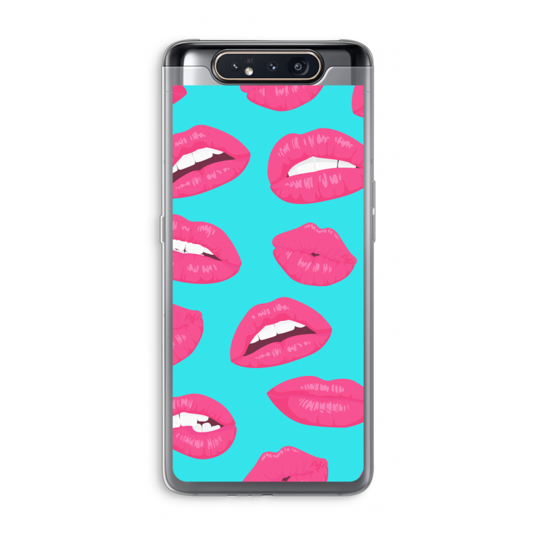 Bite my lip: Samsung Galaxy A80 Transparant Hoesje