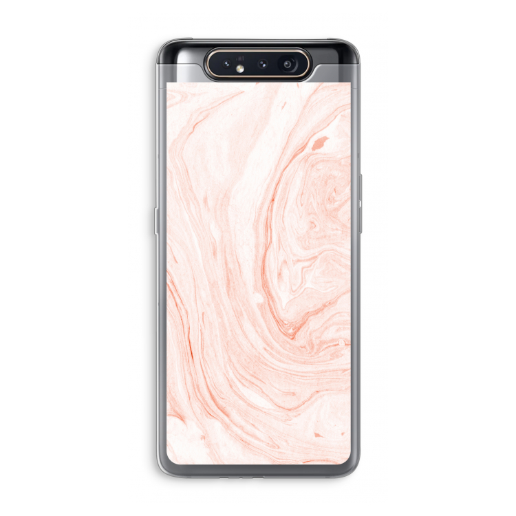Peach bath: Samsung Galaxy A80 Transparant Hoesje