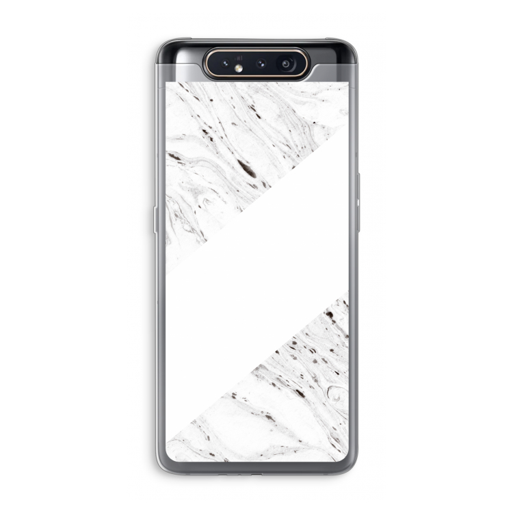 Biggest stripe: Samsung Galaxy A80 Transparant Hoesje