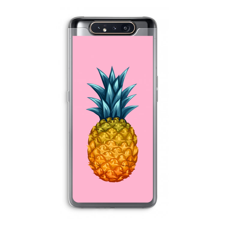 Grote ananas: Samsung Galaxy A80 Transparant Hoesje