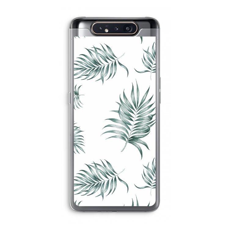 Simple leaves: Samsung Galaxy A80 Transparant Hoesje