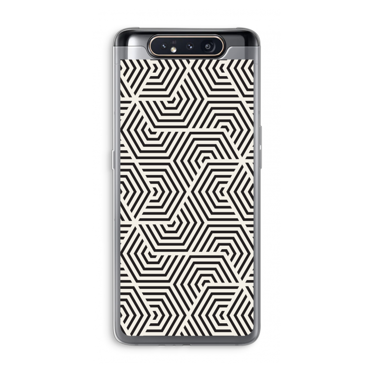 Magic pattern: Samsung Galaxy A80 Transparant Hoesje