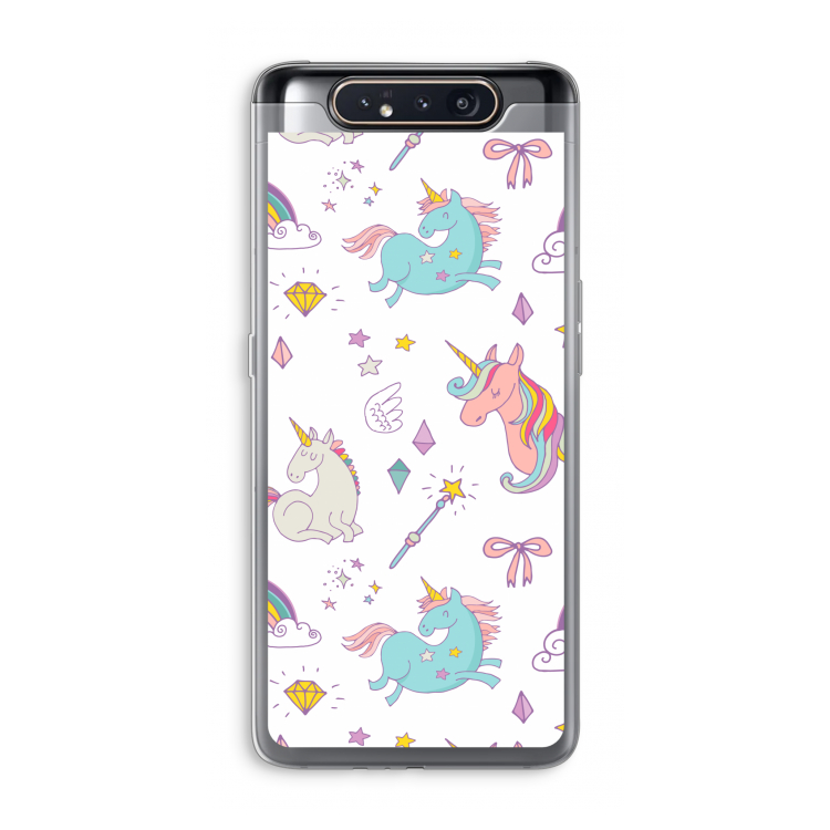 Fantasiewereld: Samsung Galaxy A80 Transparant Hoesje