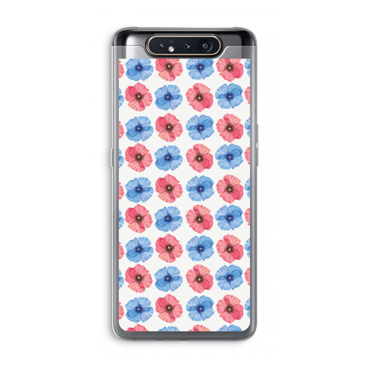 Klaproosjes: Samsung Galaxy A80 Transparant Hoesje