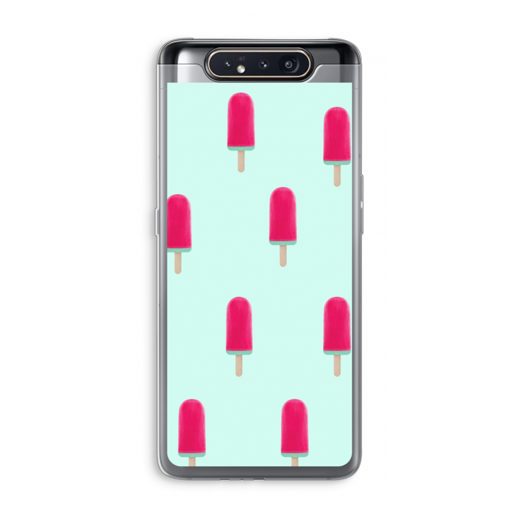 Waterijsje: Samsung Galaxy A80 Transparant Hoesje