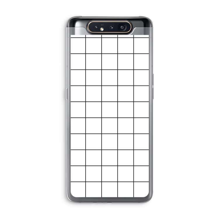 Rooster: Samsung Galaxy A80 Transparant Hoesje