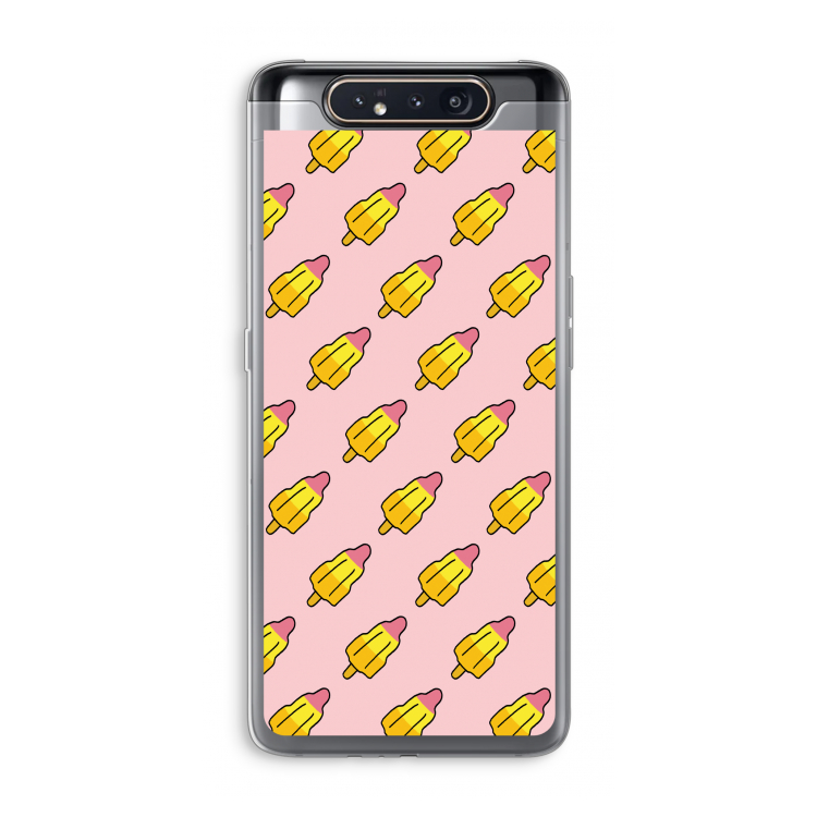 Waterijsjes: Samsung Galaxy A80 Transparant Hoesje
