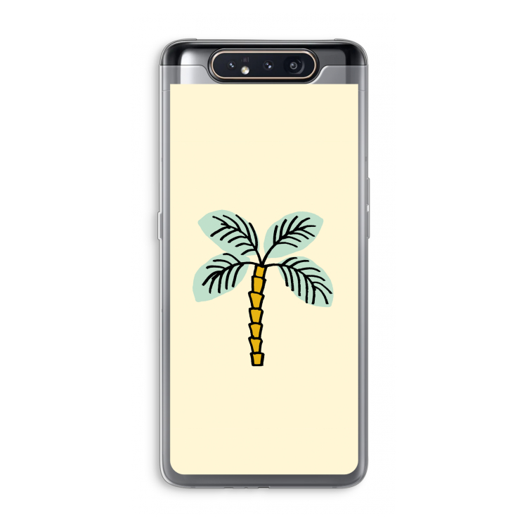 Palmboom: Samsung Galaxy A80 Transparant Hoesje