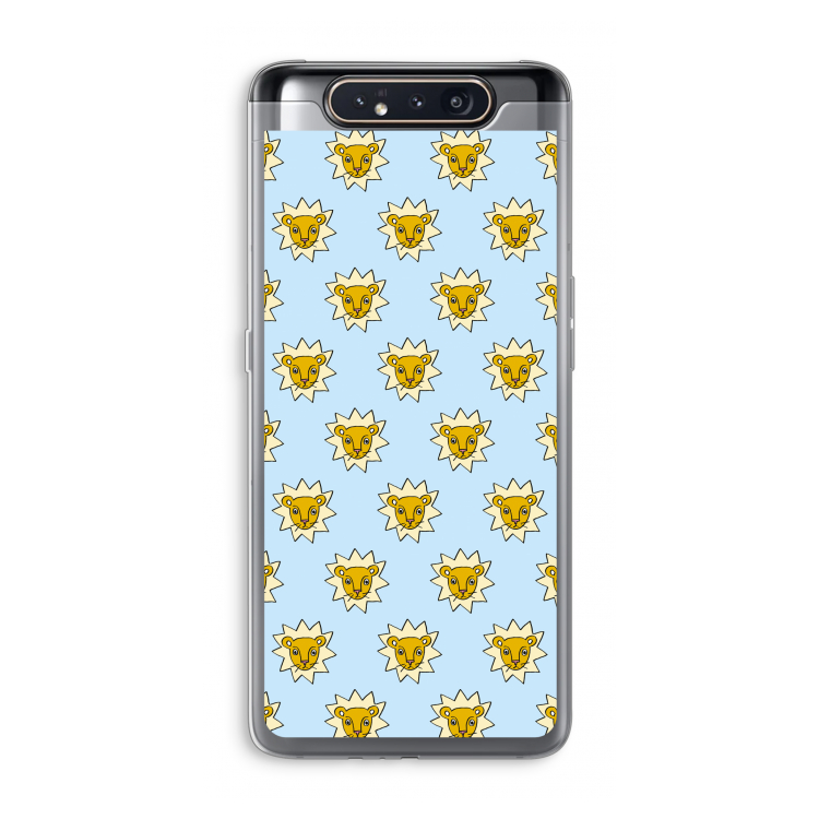 Leeuwenkoppen: Samsung Galaxy A80 Transparant Hoesje