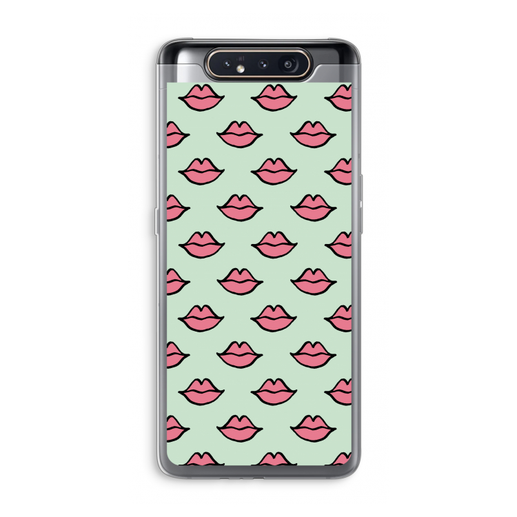 Lipjes: Samsung Galaxy A80 Transparant Hoesje