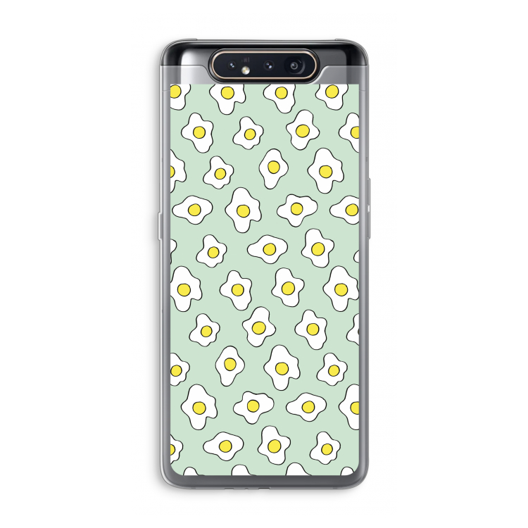 Spiegeleitjes: Samsung Galaxy A80 Transparant Hoesje