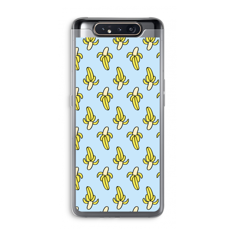 Bananas: Samsung Galaxy A80 Transparant Hoesje