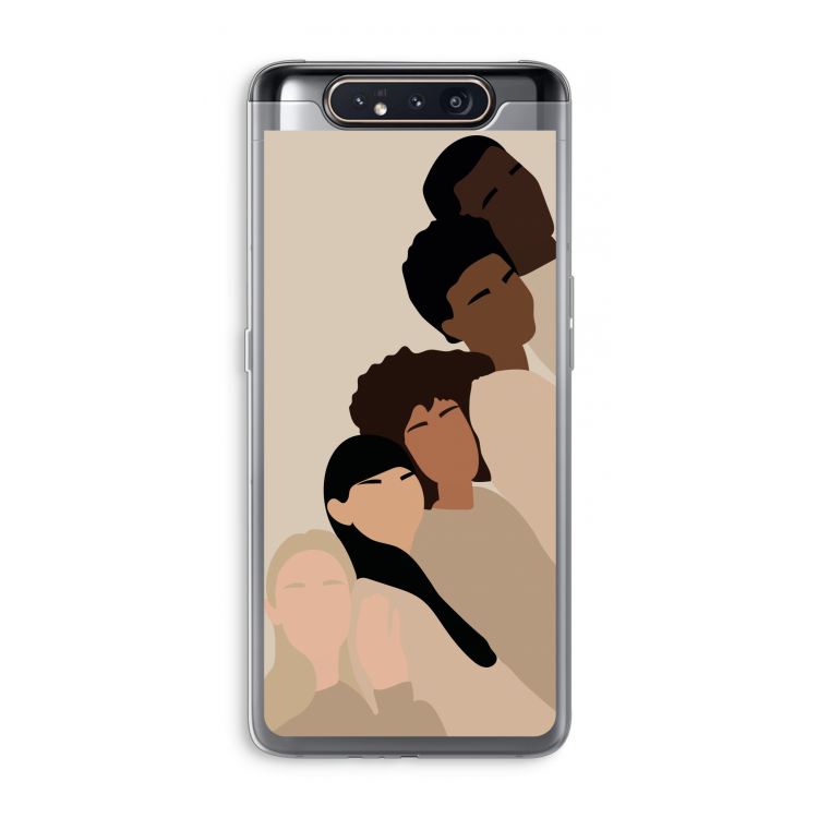 Sweet creatures: Samsung Galaxy A80 Transparant Hoesje