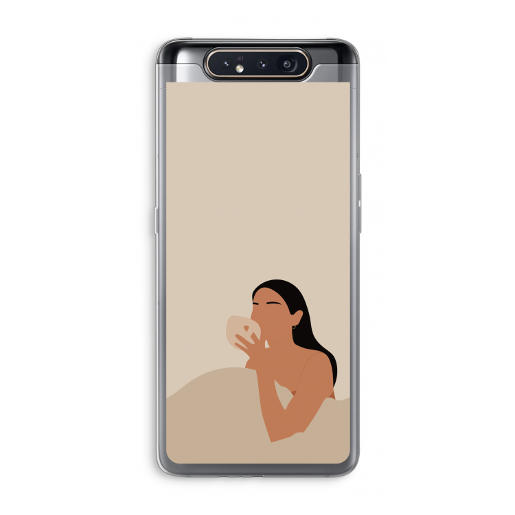 Fresh coffee: Samsung Galaxy A80 Transparant Hoesje