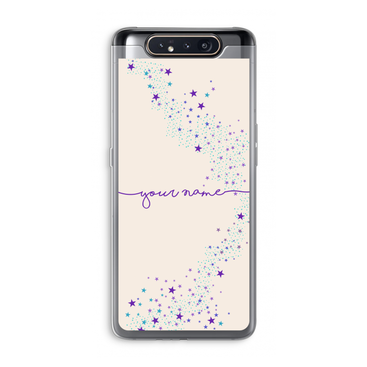 Sterren: Samsung Galaxy A80 Transparant Hoesje