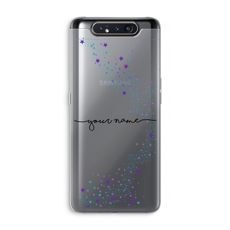 Sterren: Samsung Galaxy A80 Transparant Hoesje
