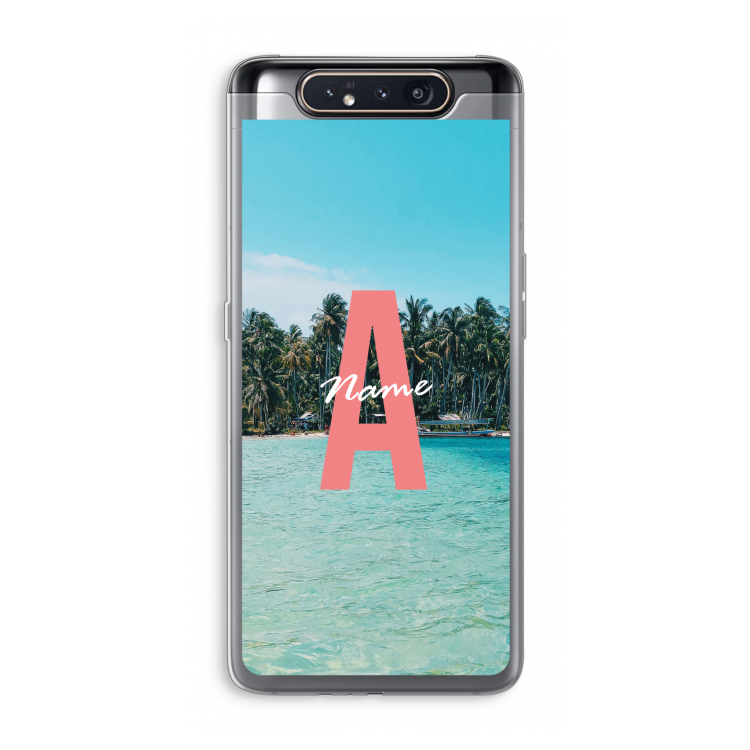 Pacific Dream: Samsung Galaxy A80 Transparant Hoesje