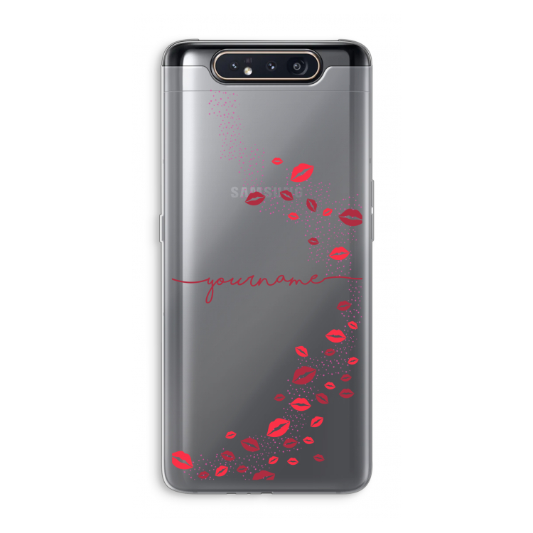 Kusjes: Samsung Galaxy A80 Transparant Hoesje