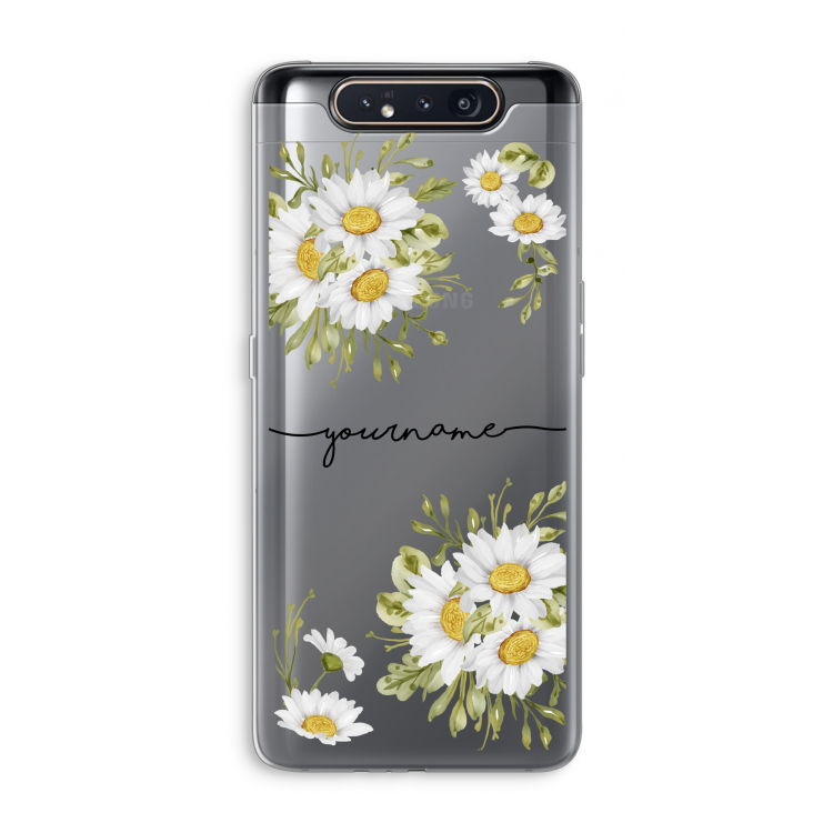 Daisies: Samsung Galaxy A80 Transparant Hoesje