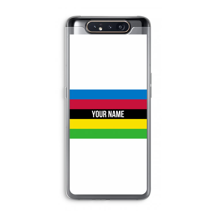 WK Wielrennen: Samsung Galaxy A80 Transparant Hoesje