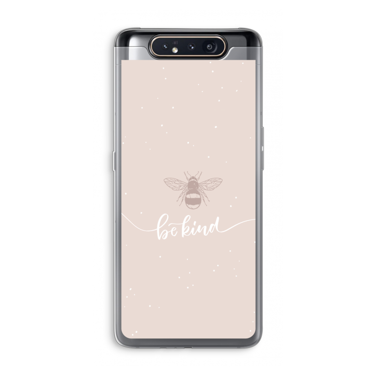 Be(e) kind: Samsung Galaxy A80 Transparant Hoesje
