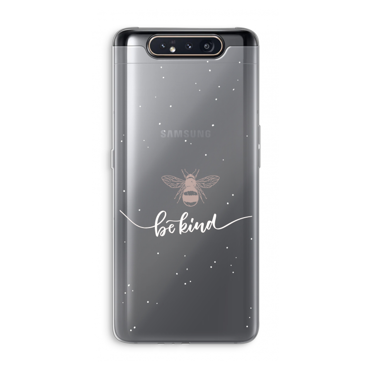 Be(e) kind: Samsung Galaxy A80 Transparant Hoesje