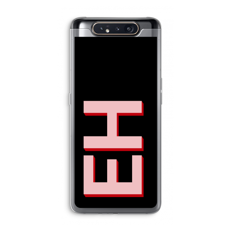 Monogram: Samsung Galaxy A80 Transparant Hoesje