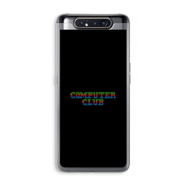 Retro: Samsung Galaxy A80 Transparant Hoesje