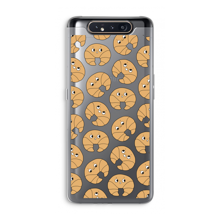 Croissant: Samsung Galaxy A80 Transparant Hoesje