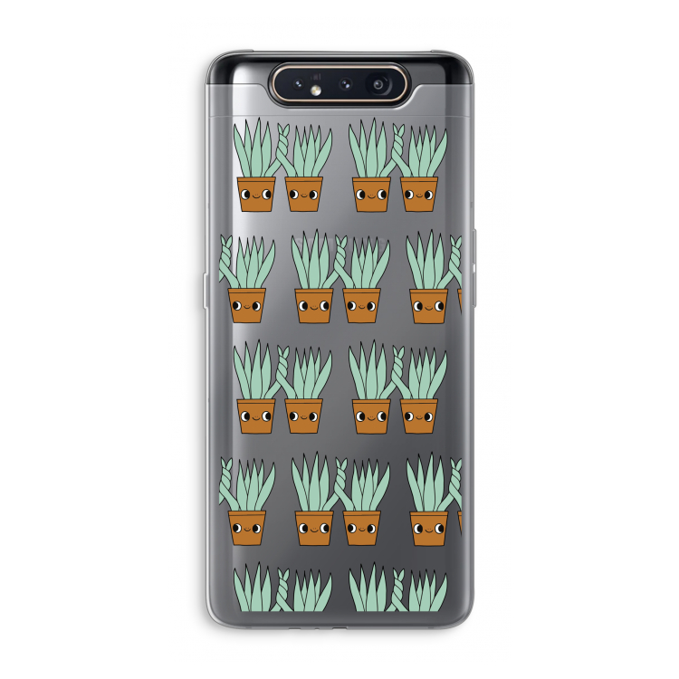 Sansevieria: Samsung Galaxy A80 Transparant Hoesje