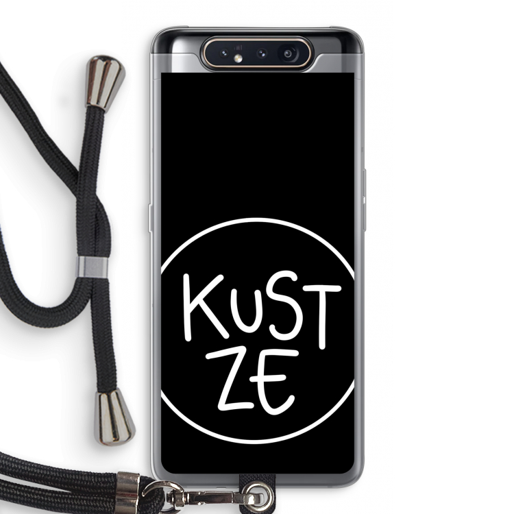 KUST ZE: Samsung Galaxy A80 Transparant Hoesje met koord