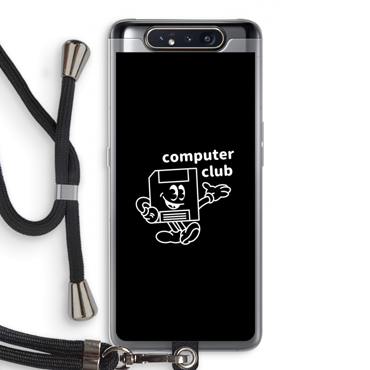 Floppyhead: Samsung Galaxy A80 Transparant Hoesje met koord