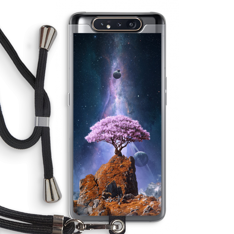 Ambition: Samsung Galaxy A80 Transparant Hoesje met koord