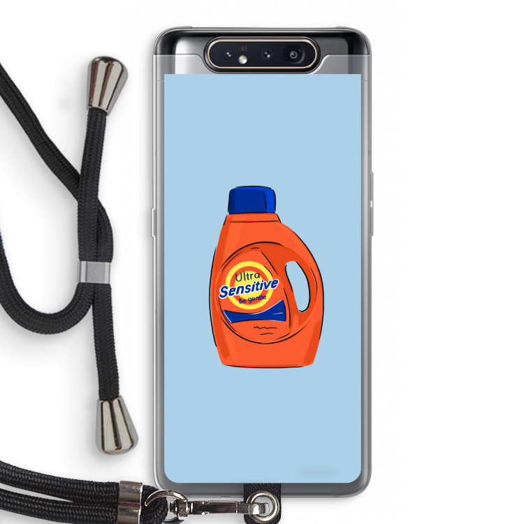 Ultra Sensitive: Samsung Galaxy A80 Transparant Hoesje met koord