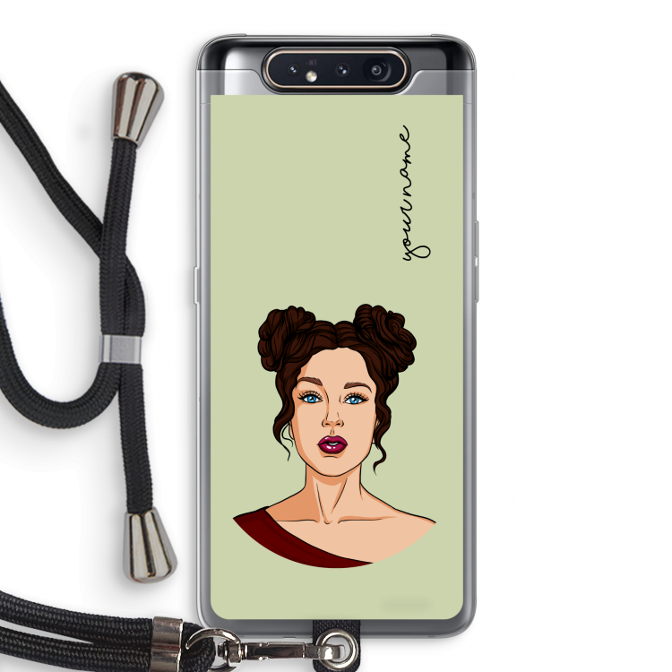 Pop-Art Creator: Samsung Galaxy A80 Transparant Hoesje met koord