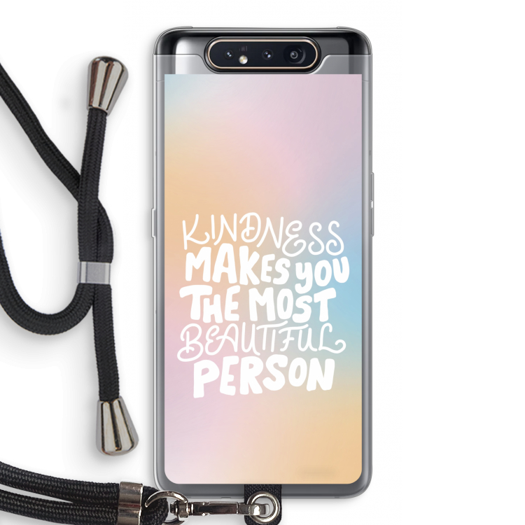 The prettiest: Samsung Galaxy A80 Transparant Hoesje met koord