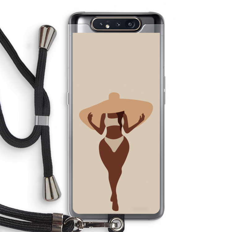 Let's get salty: Samsung Galaxy A80 Transparant Hoesje met koord