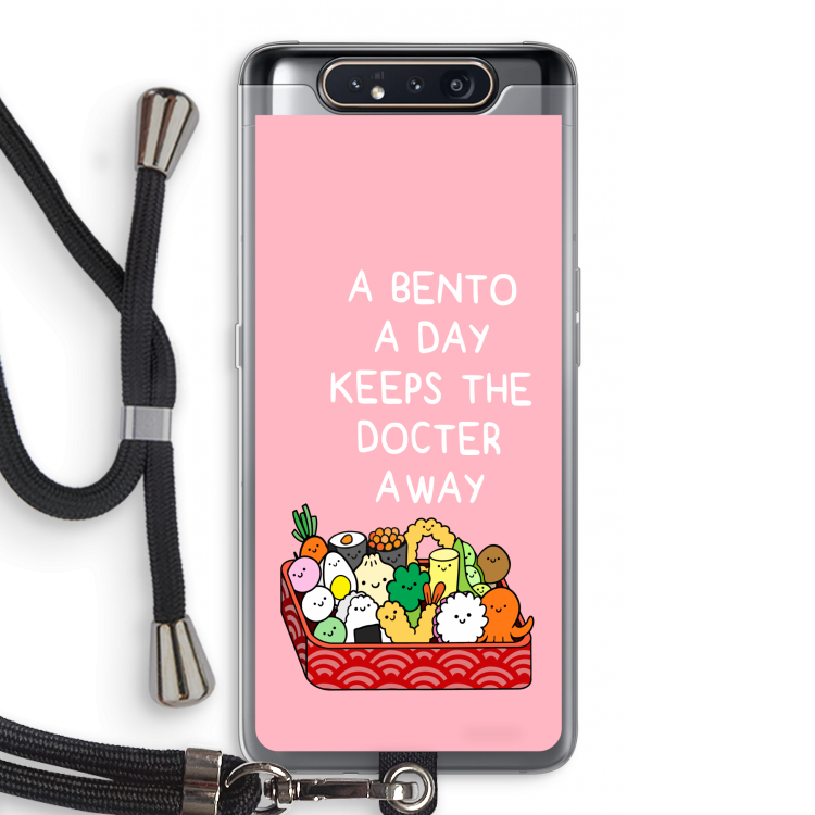 Bento a day: Samsung Galaxy A80 Transparant Hoesje met koord