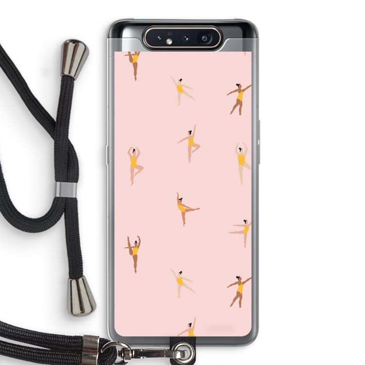 Dans #2: Samsung Galaxy A80 Transparant Hoesje met koord