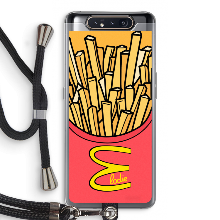 McElodie: Samsung Galaxy A80 Transparant Hoesje met koord