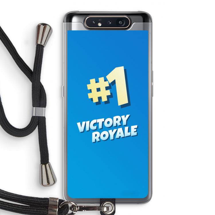 Victory Royale: Samsung Galaxy A80 Transparant Hoesje met koord