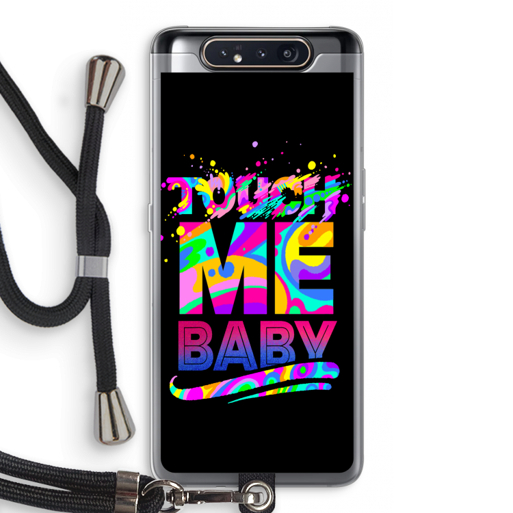 Touch Me: Samsung Galaxy A80 Transparant Hoesje met koord