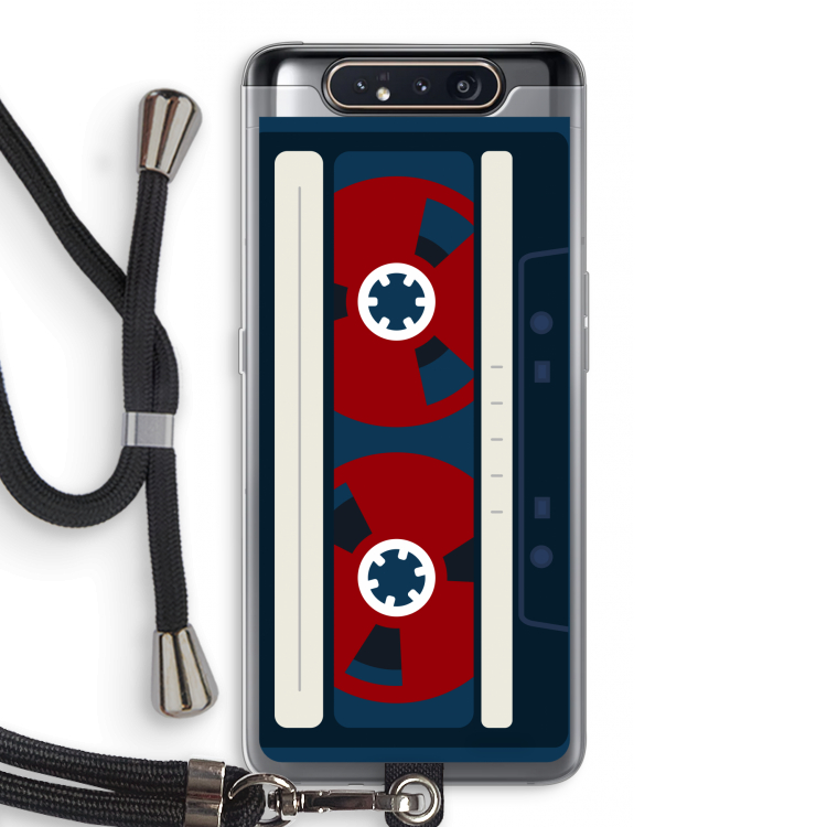 Here's your tape: Samsung Galaxy A80 Transparant Hoesje met koord