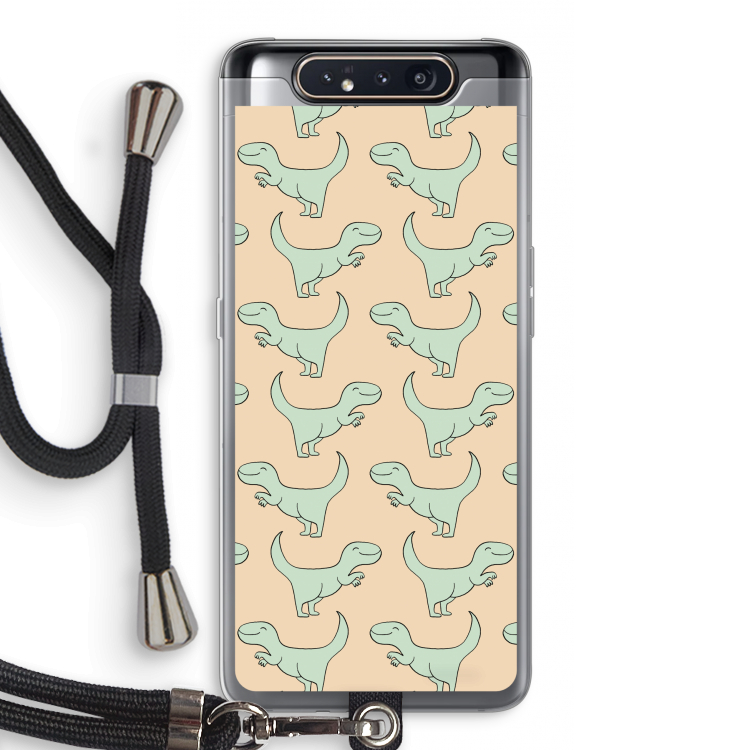 Dinos: Samsung Galaxy A80 Transparant Hoesje met koord
