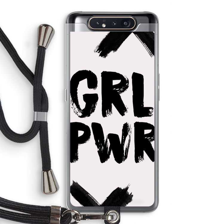 Girl Power #2: Samsung Galaxy A80 Transparant Hoesje met koord