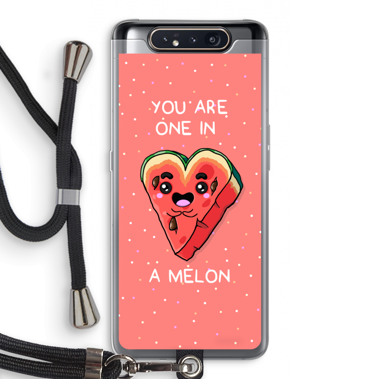 One In A Melon: Samsung Galaxy A80 Transparant Hoesje met koord