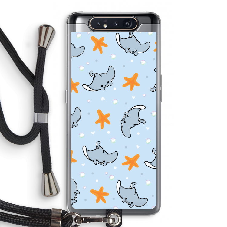 Manta: Samsung Galaxy A80 Transparant Hoesje met koord