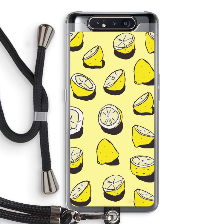 When Life Gives You Lemons...: Samsung Galaxy A80 Transparant Hoesje met koord